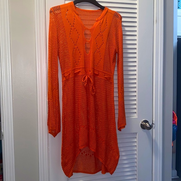 💛Last One 💛 Cover Up Lace Swimsuit Beach Dress NWOT - Picture 5 of 5